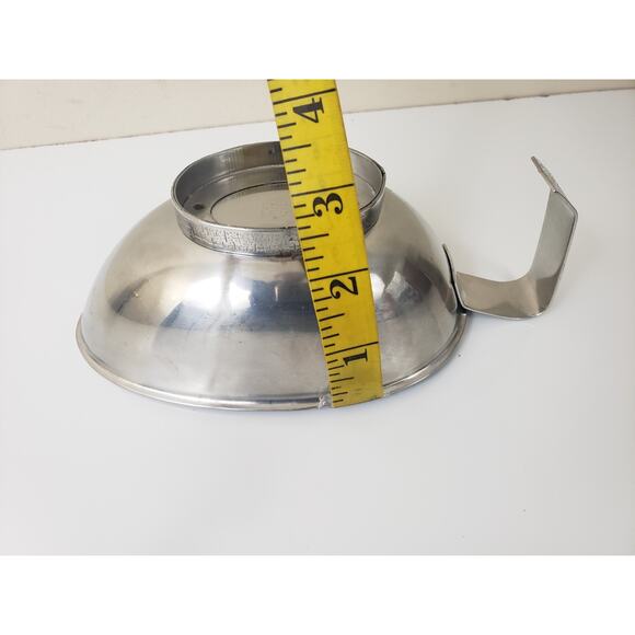 THC Korea Stainless Steel Gravy Sauce Dish Crosshatch Pattern # 44-1541 - Picture 10 of 10